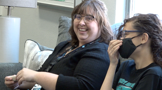 Ms. Amanda Knatz and Eliana Robinson