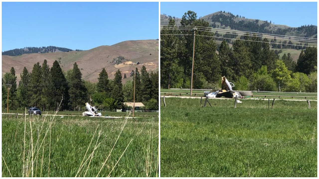 Two men injured after small plane crashes near Darby