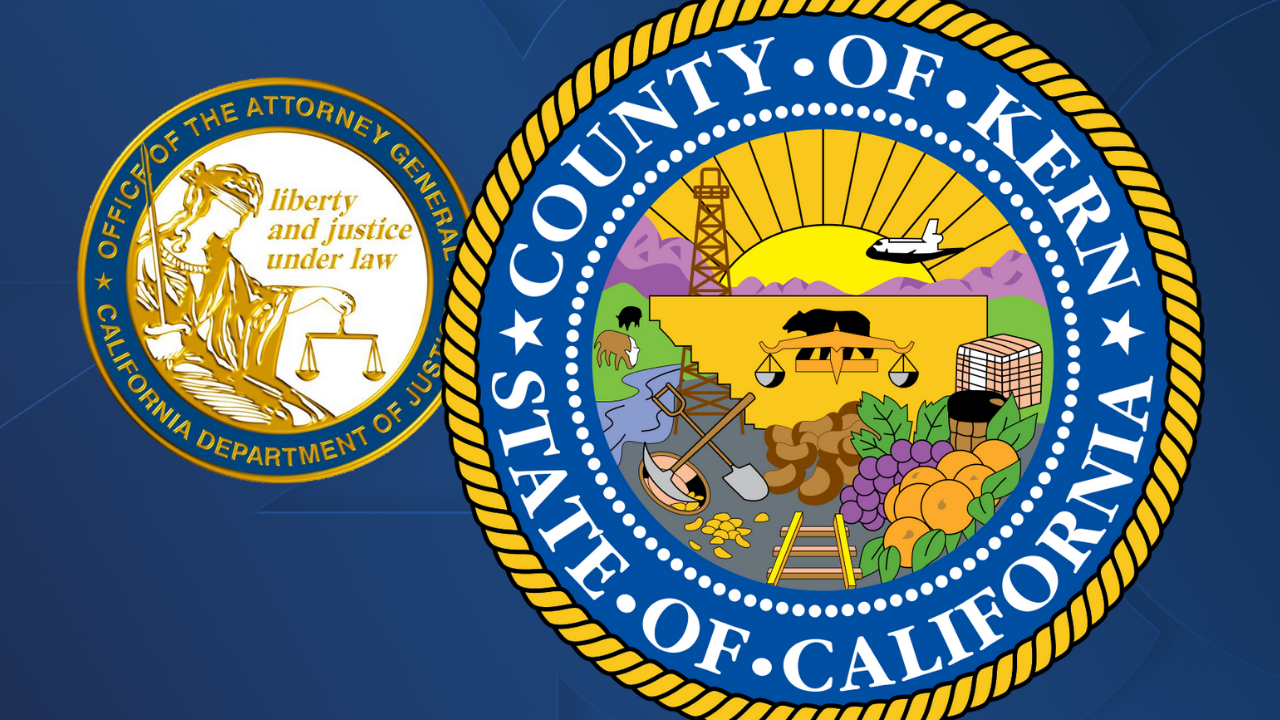 Kern County, California Department of Justice Logos (FILE)