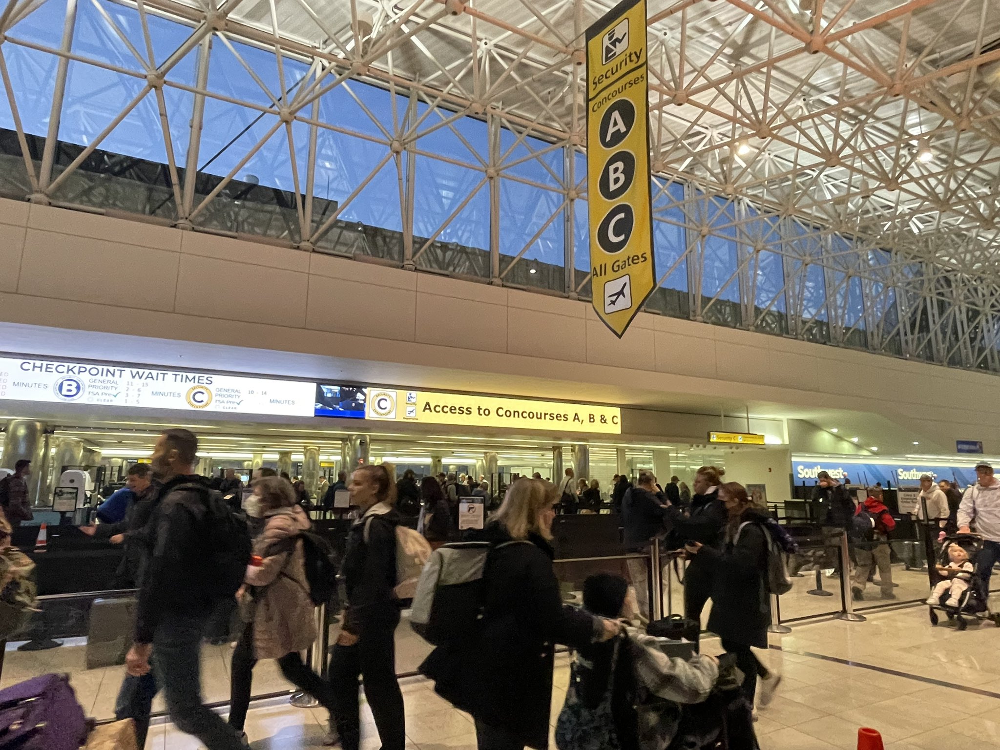 BWI airport holiday travel
