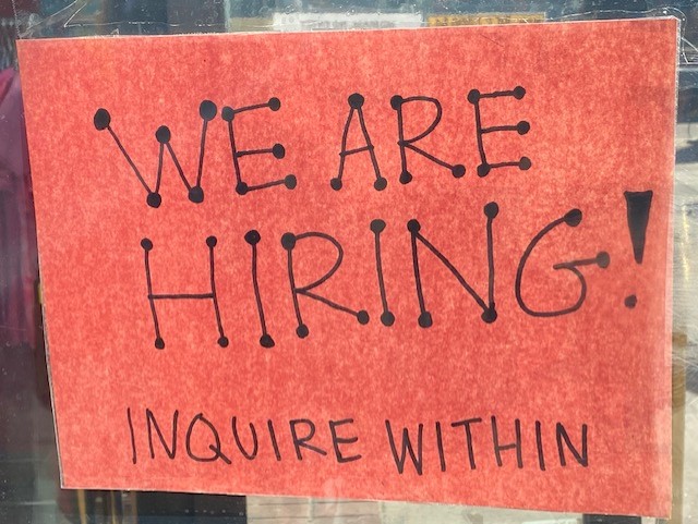 We are hiring