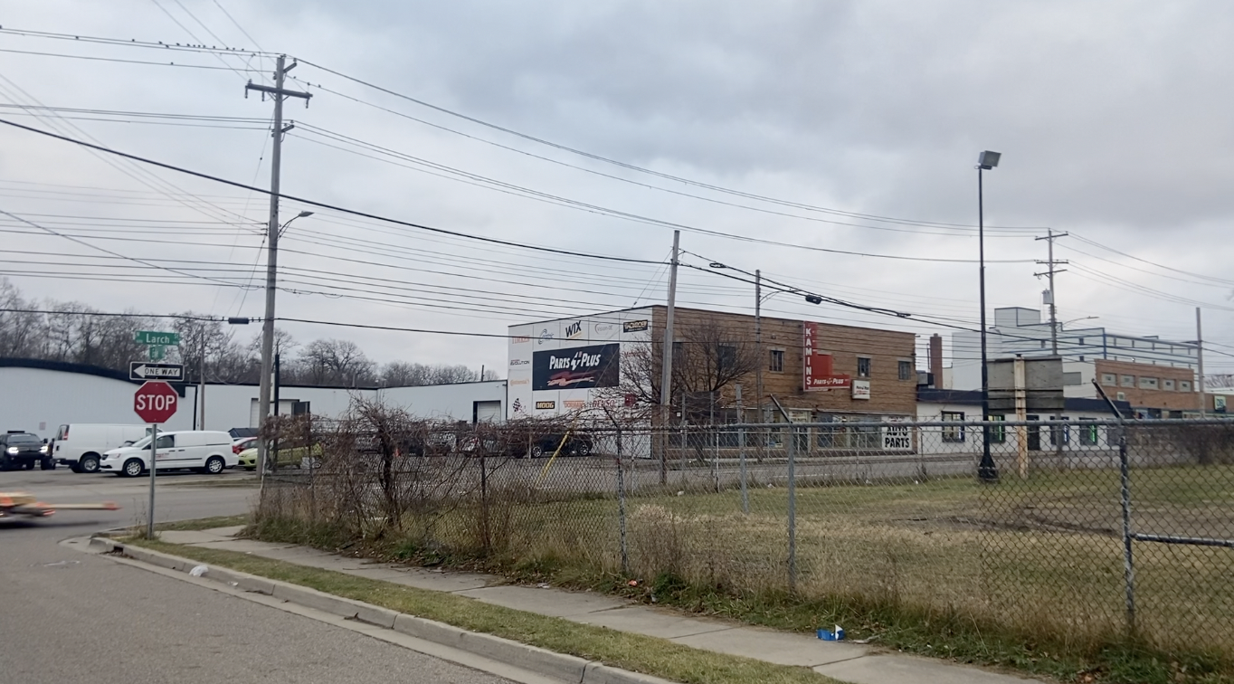 The 3.5 acres between Larch and Cedar Streets in Lansing