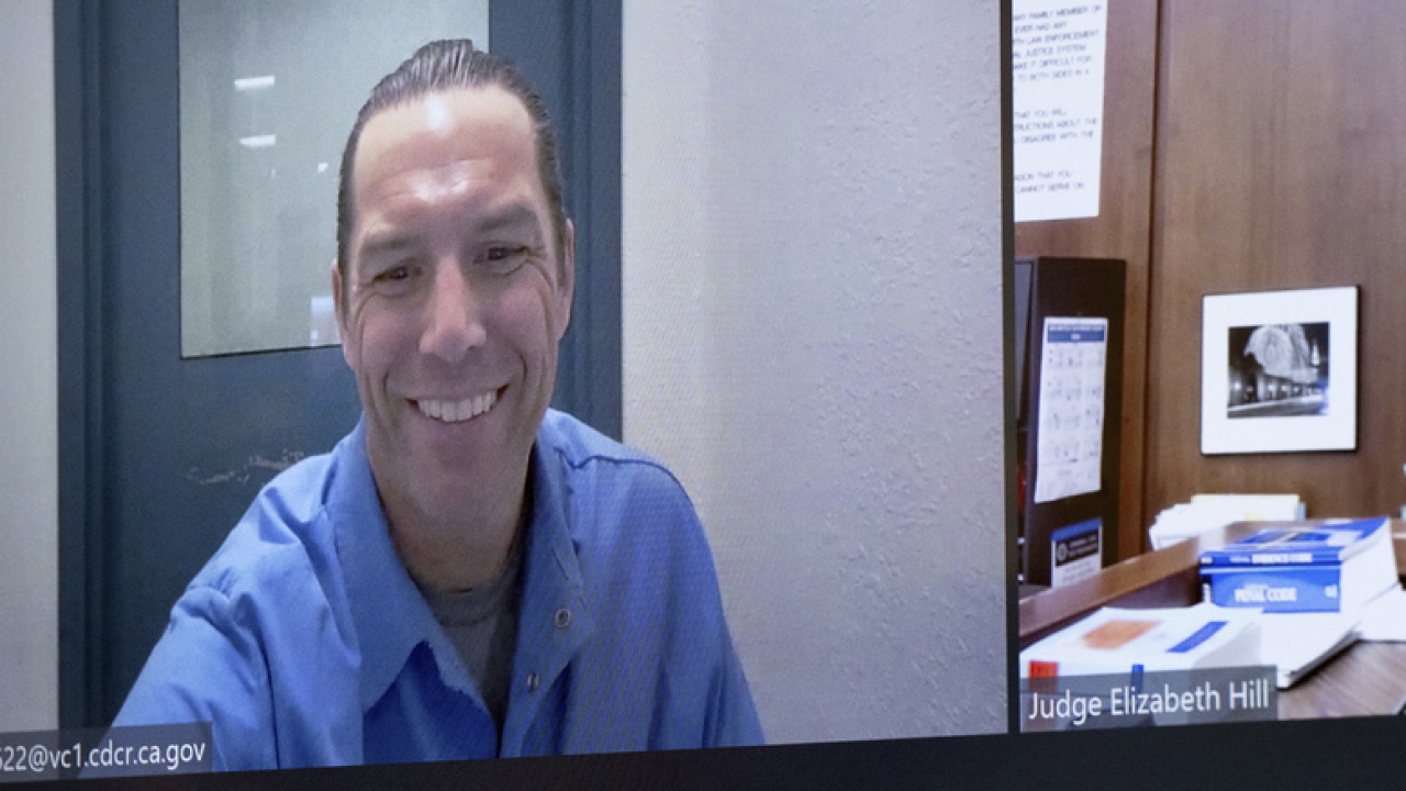 Scott Peterson is shown in court.