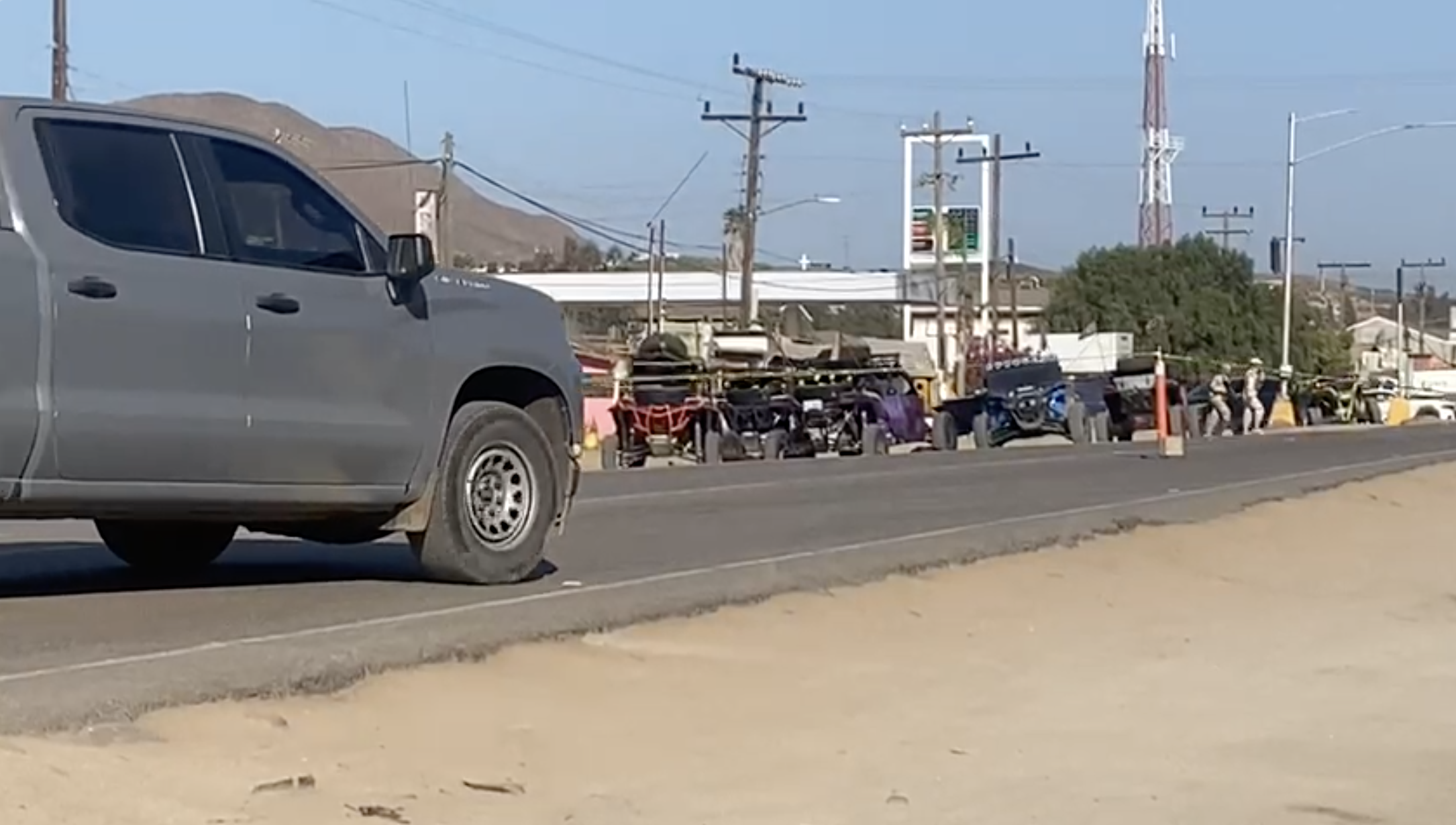 shooting in Baja California, san vicente