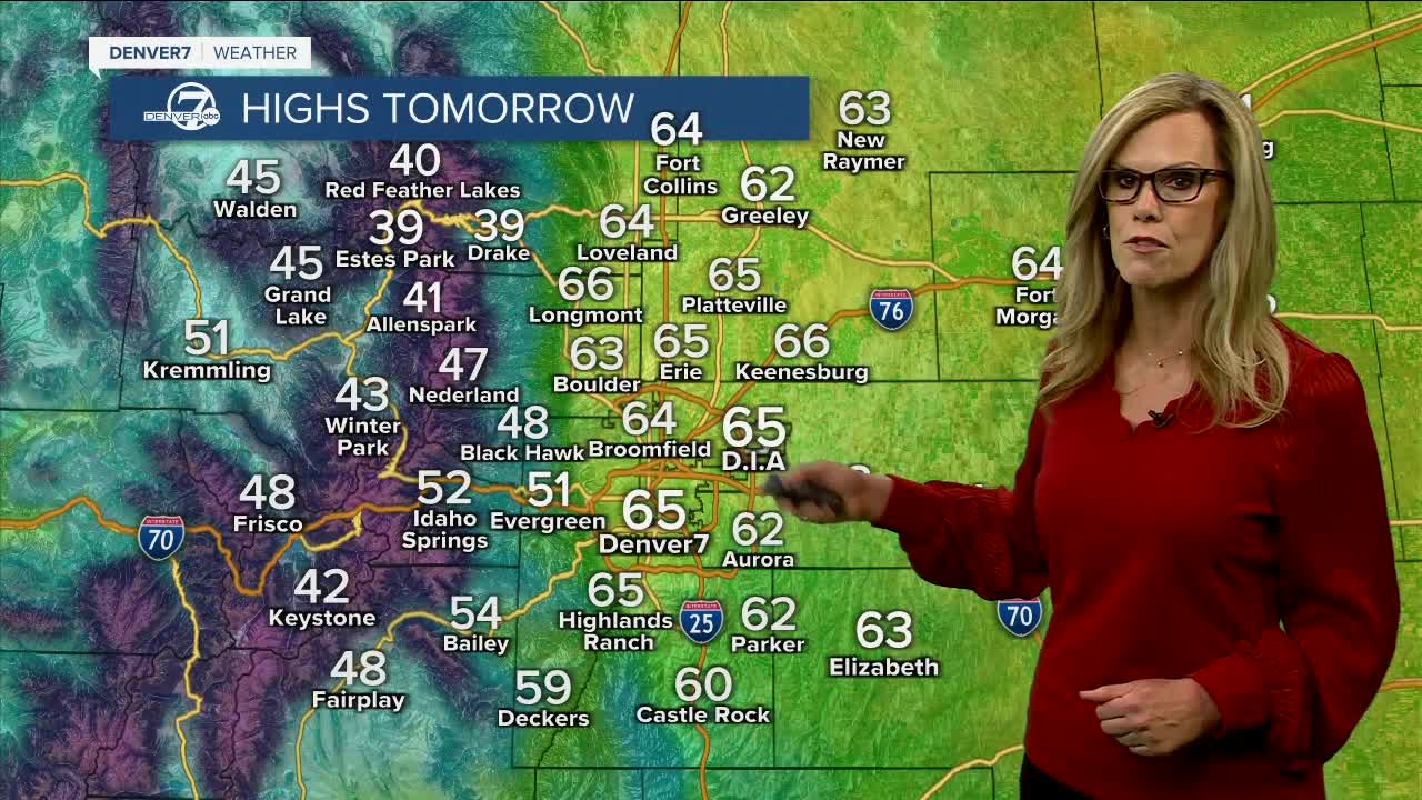 Highs on Sunday