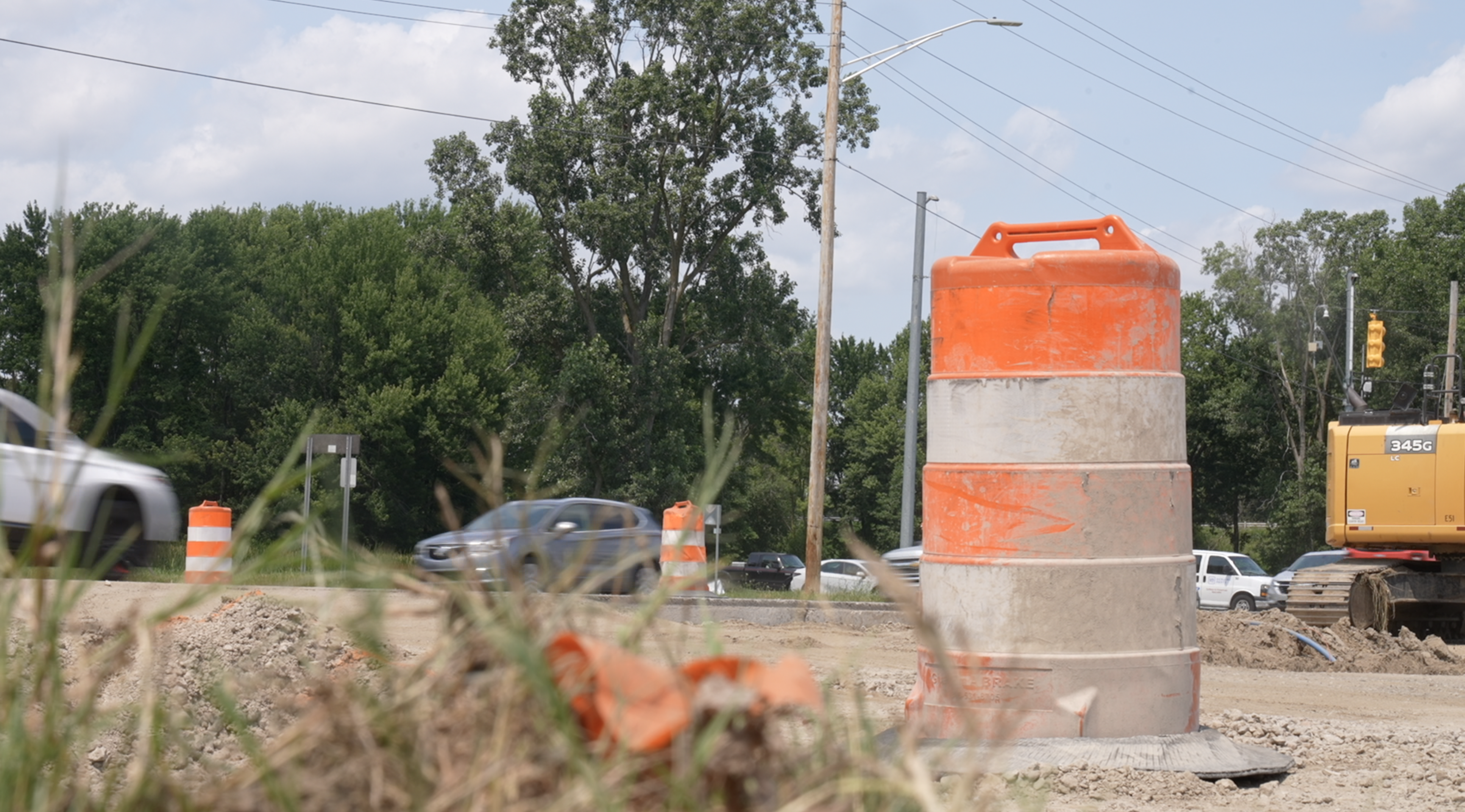 Michigan Department of Transportation construction zone