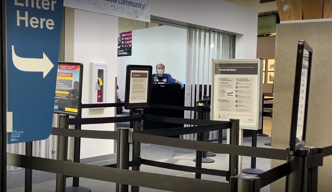 Missoula TSA Checkpoint