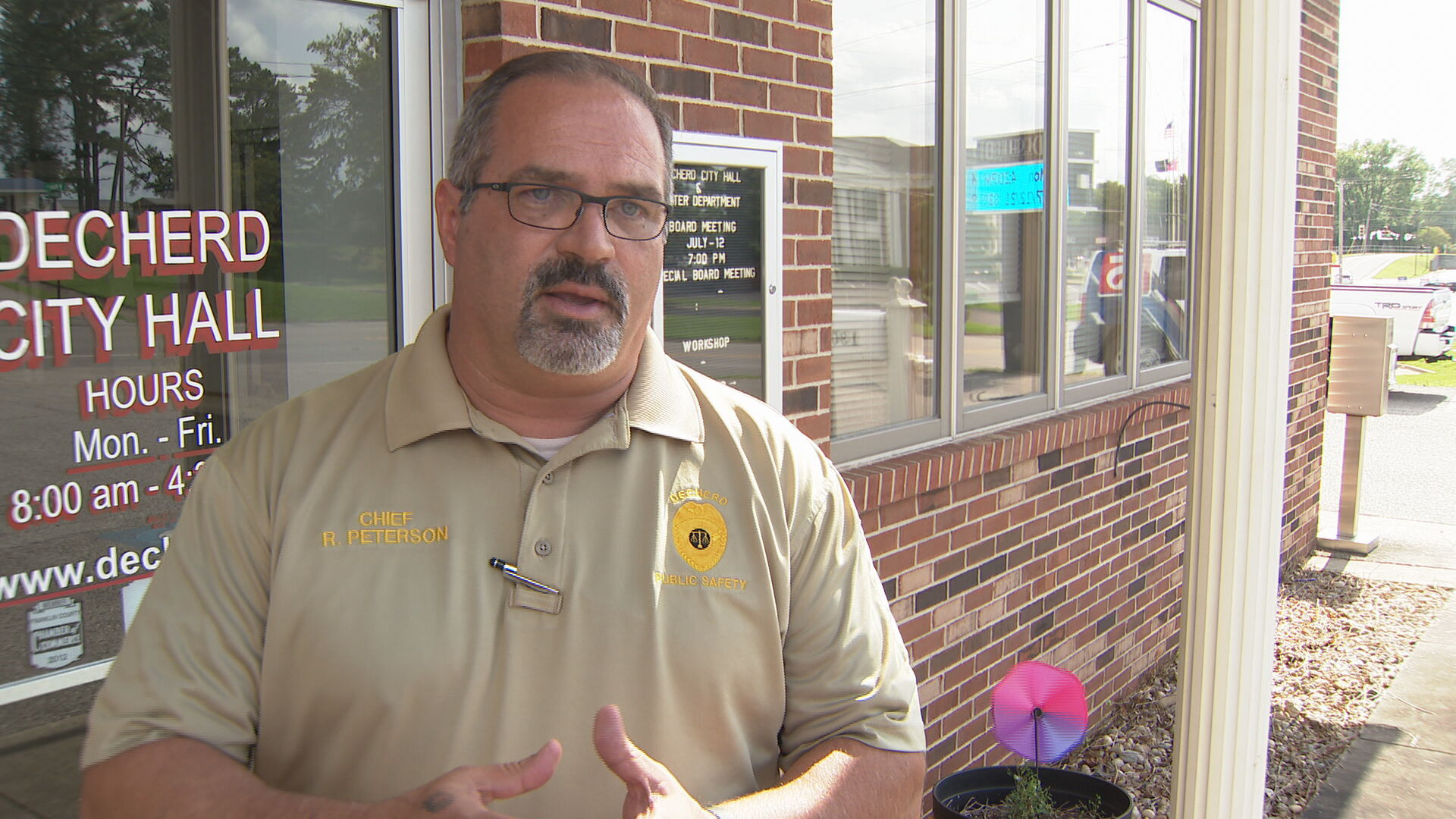 Decherd Police Chief Ross Peterson