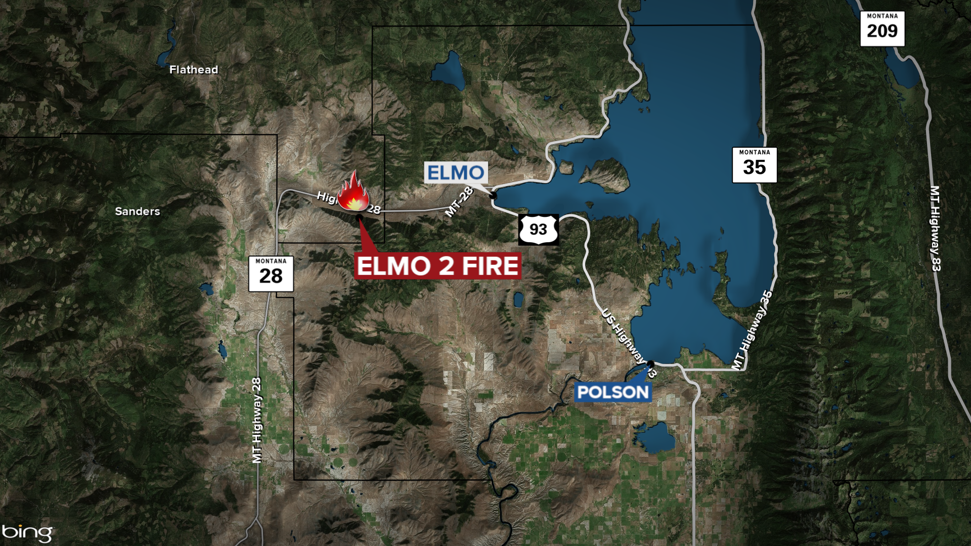 Elmo 2 Fire Map