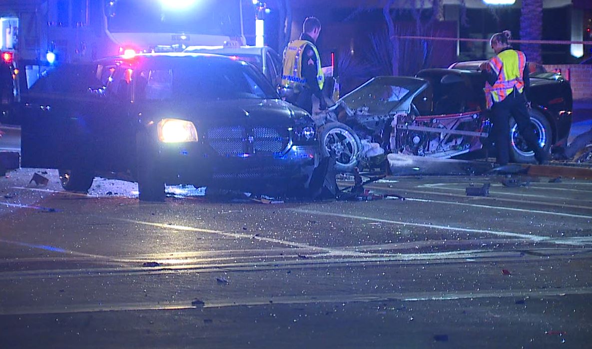 Indian School and Scottsdale Rd accident 