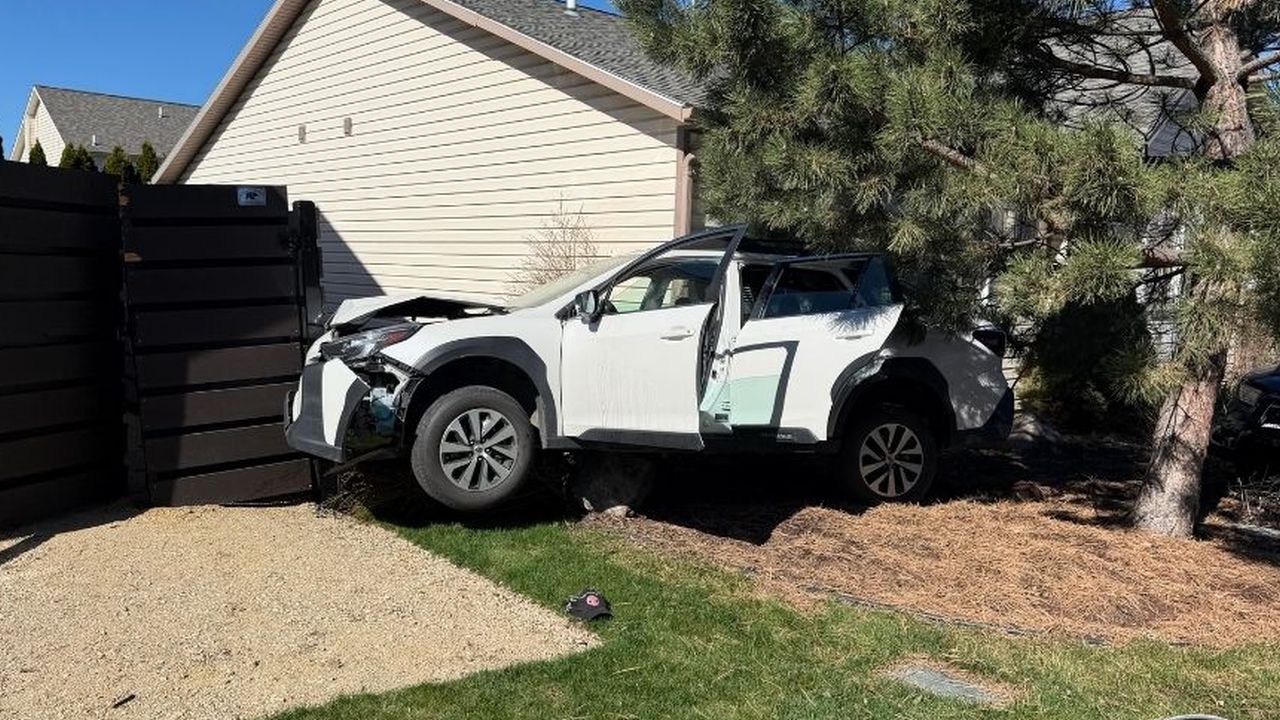 Chase ends after vehicle crashes in a residential area in Missoula