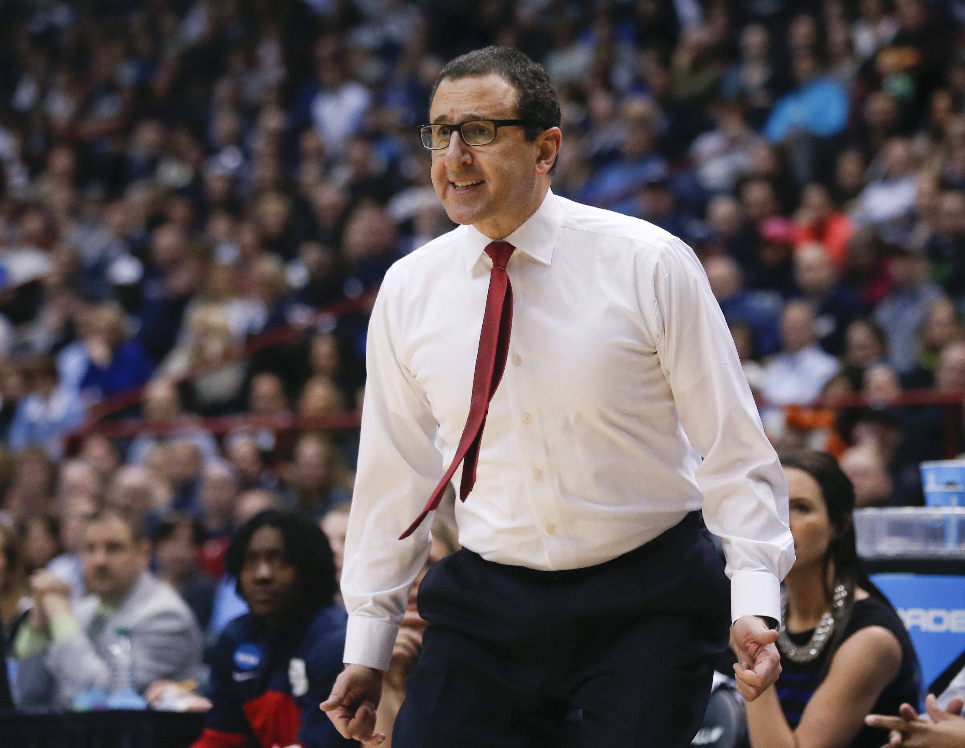 Jim Jabir, Dayton women's basketball coach in March 2015