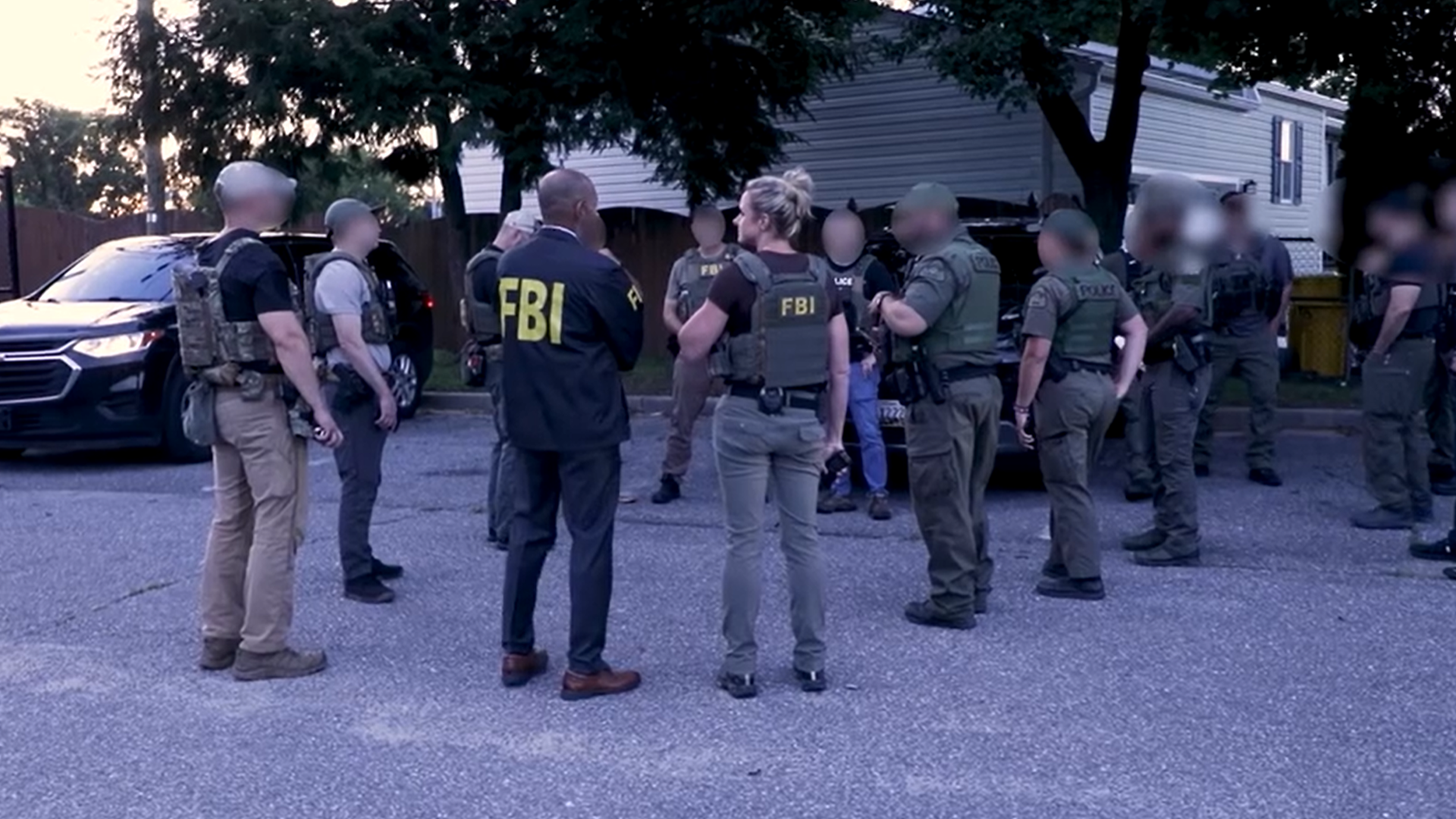 FBI agents conduct arrest warrant raids as part of "Summer Heat 2.0" Surge