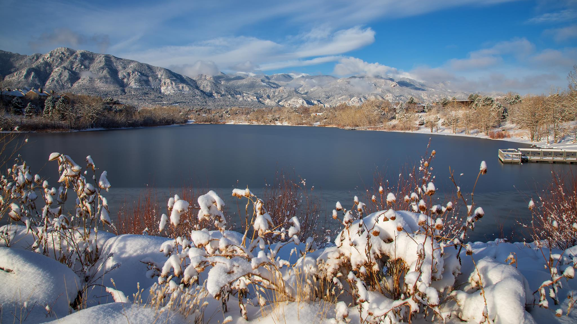 Fresh snow at Quail Lake