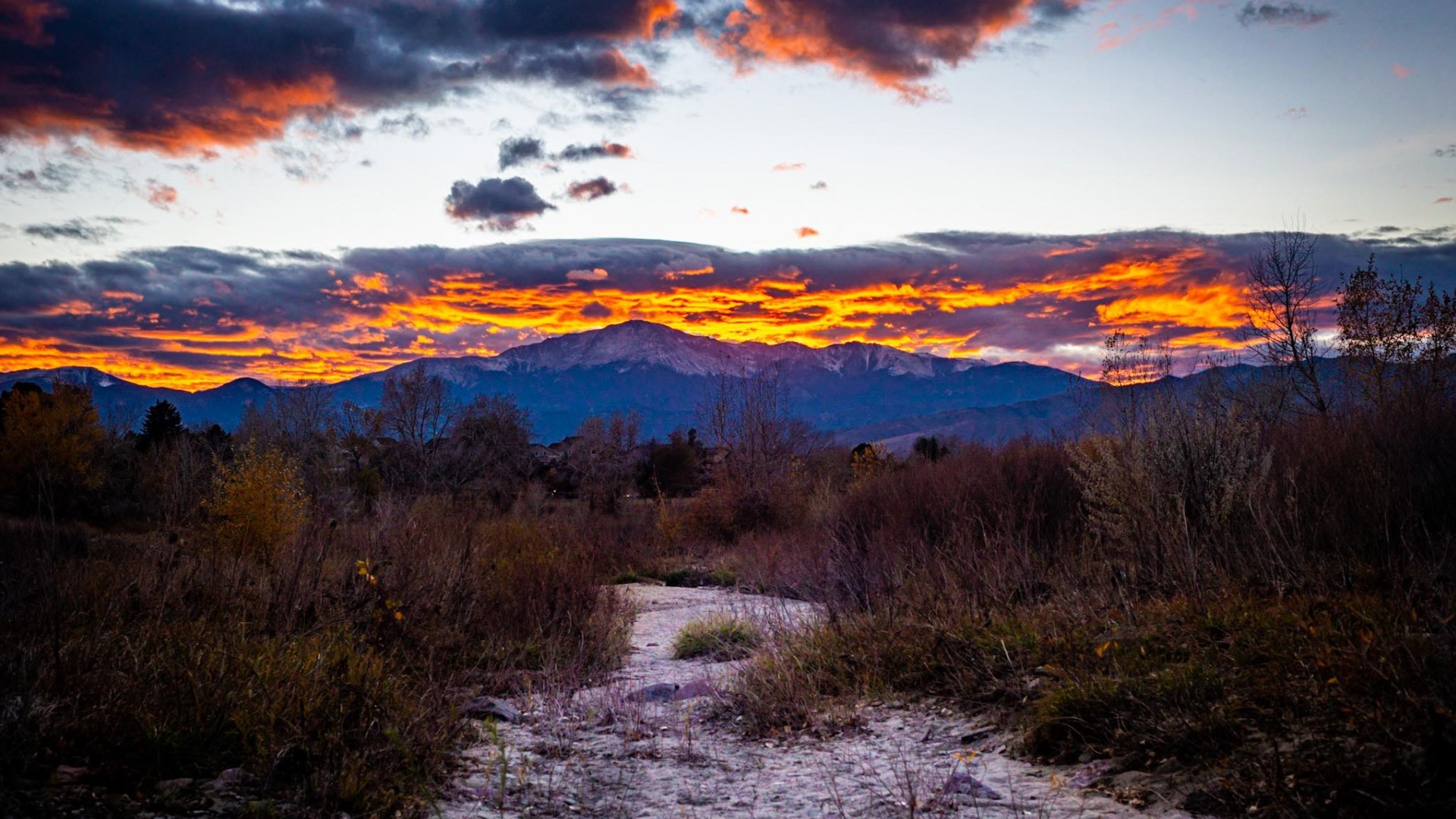 Pikes Peak sunset