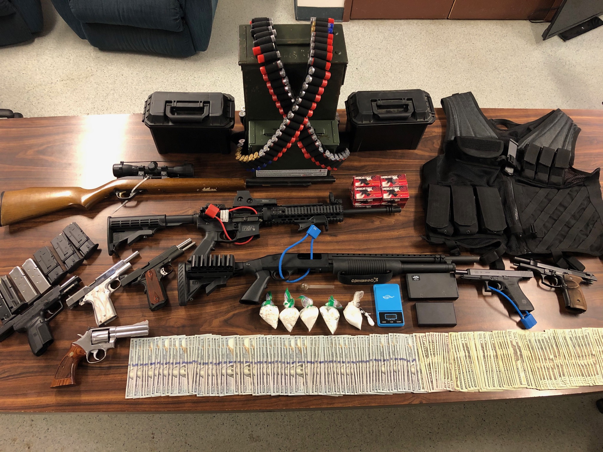 20-44 Suspect Arrested for Possession of Firearms, Meth and Cocaine.jpg