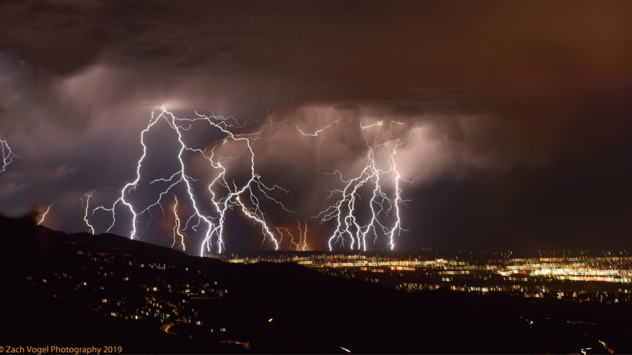 Colorado Springs Lightning Storm