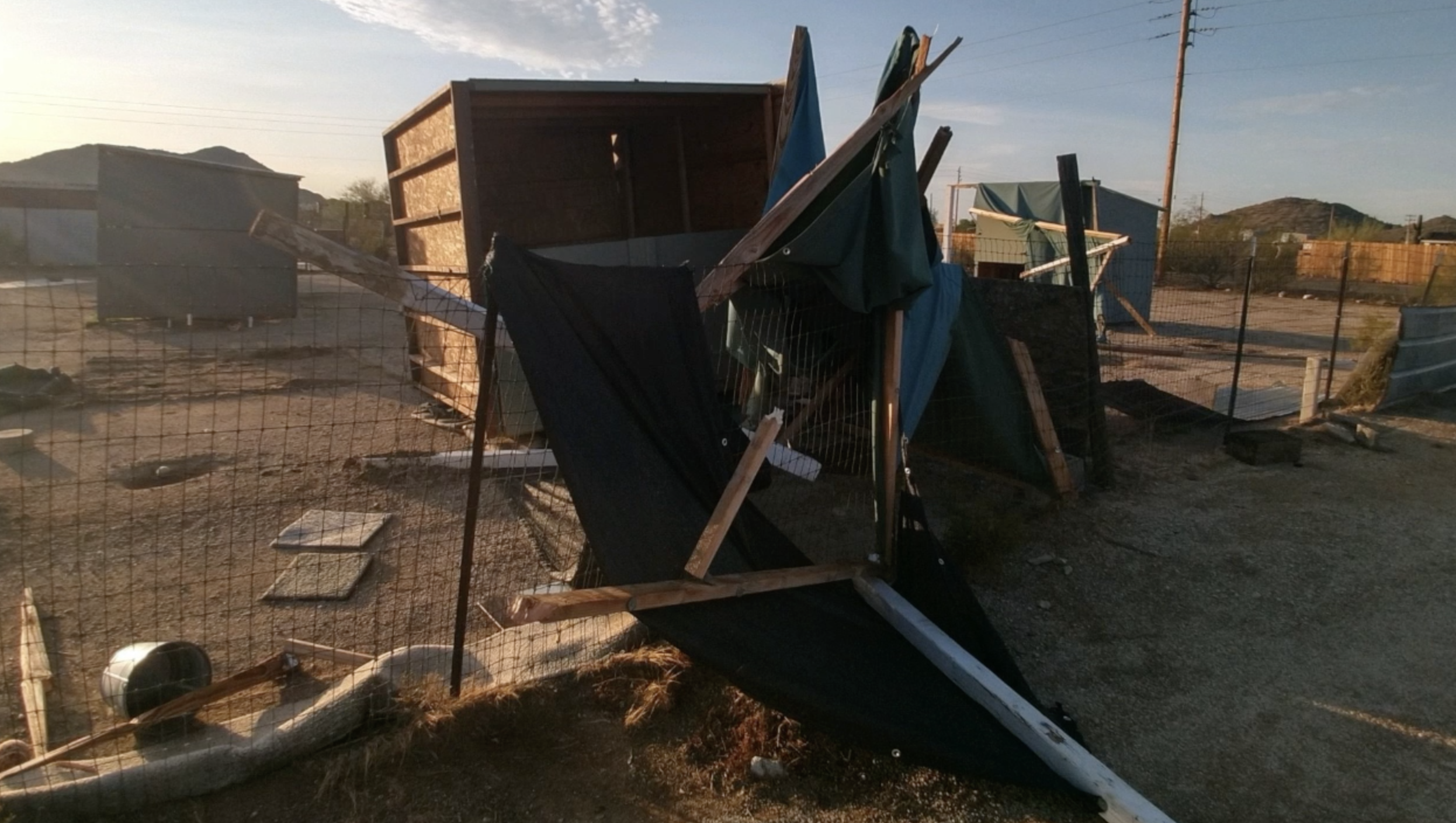 2nd Chance Dog Rescue storm damage