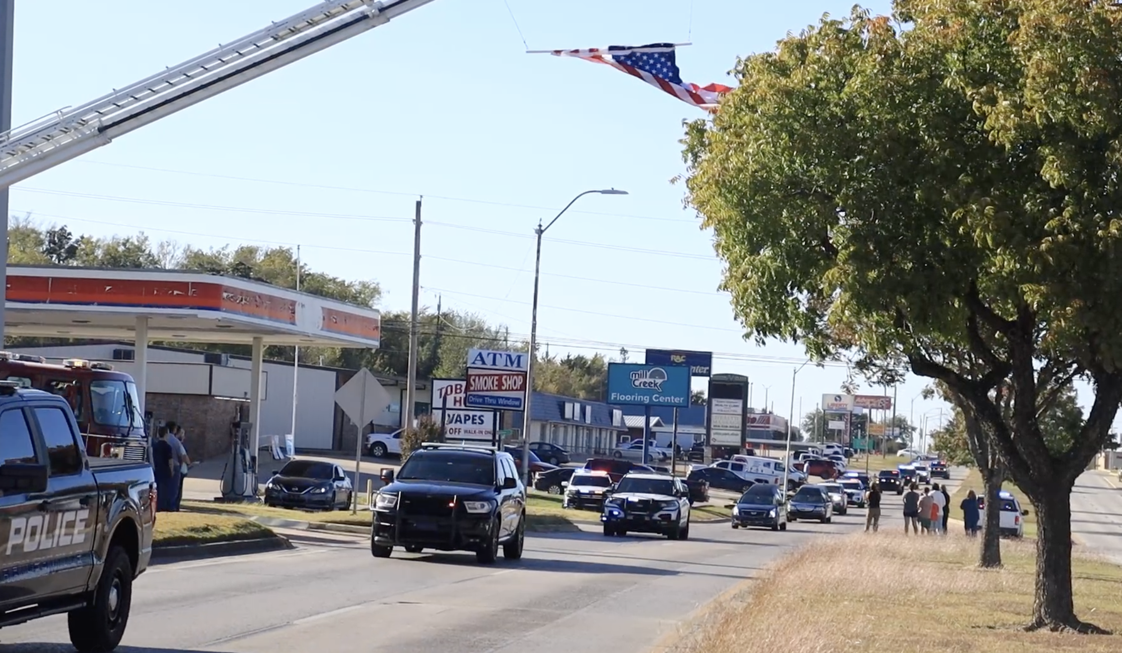 Procession men died Hartshorne