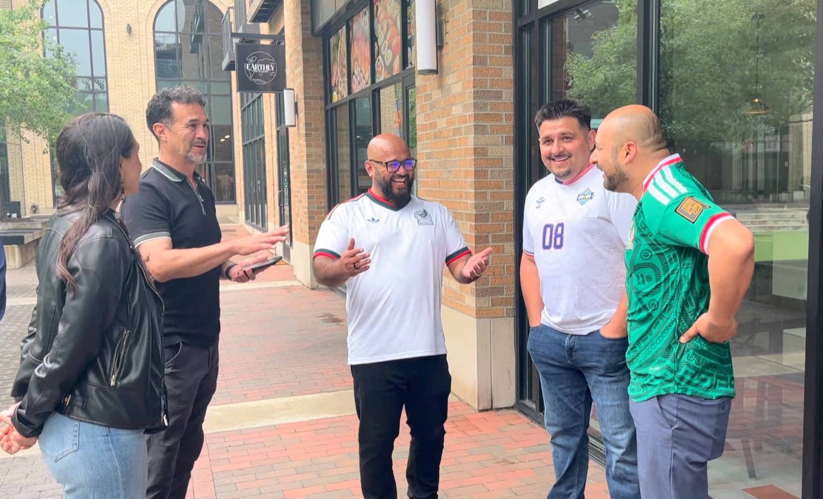 Getting ready for Team Mexico World Cup Watch Party