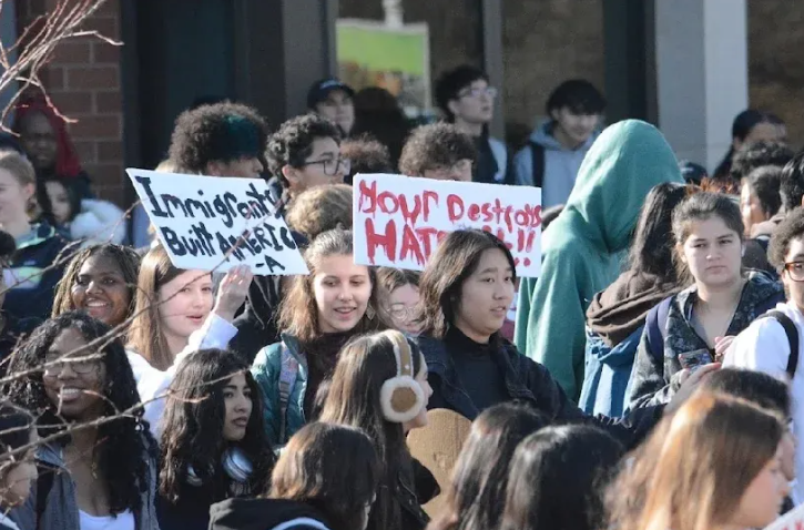 Tucker High School student walk out