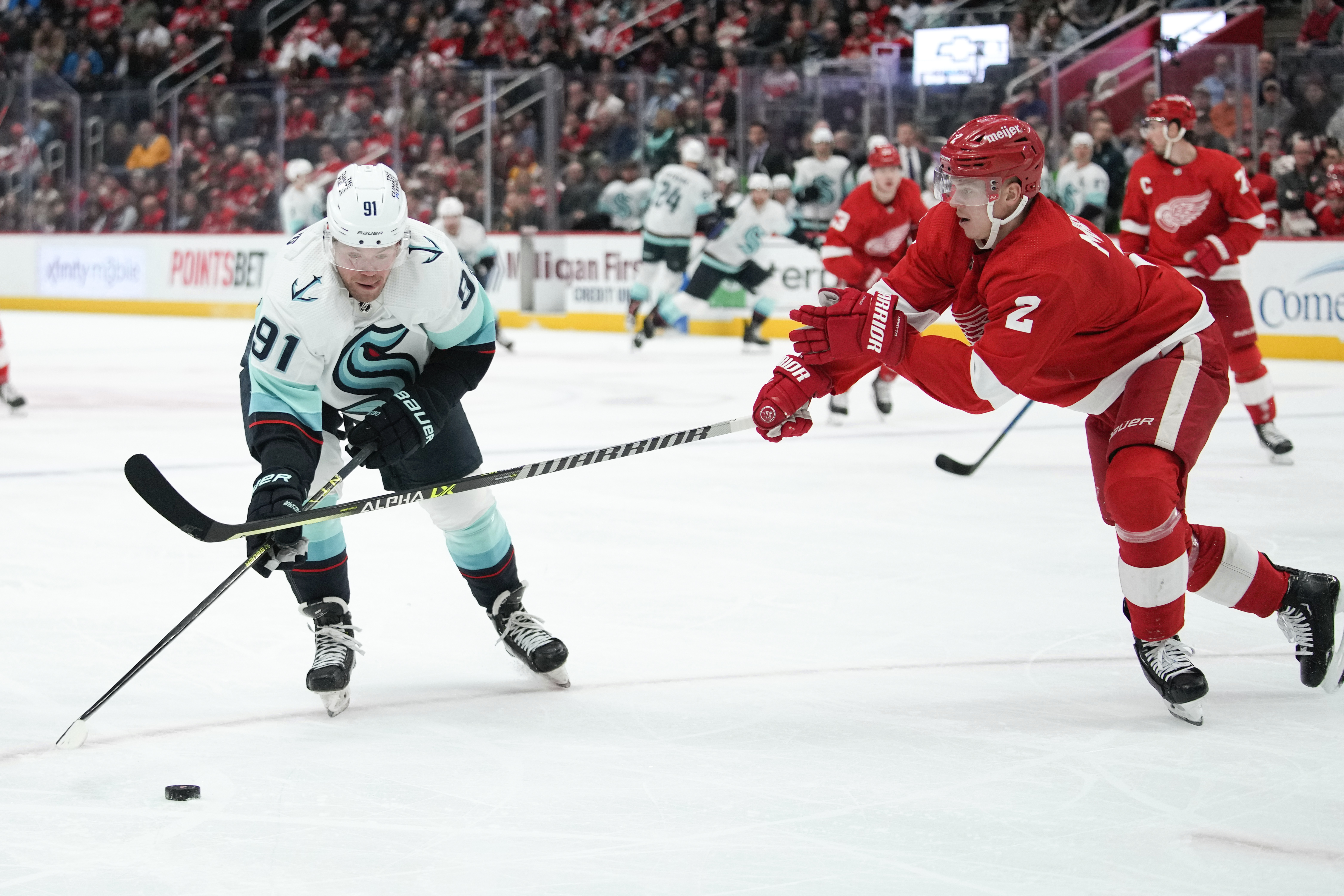 Kraken Red Wings Hockey