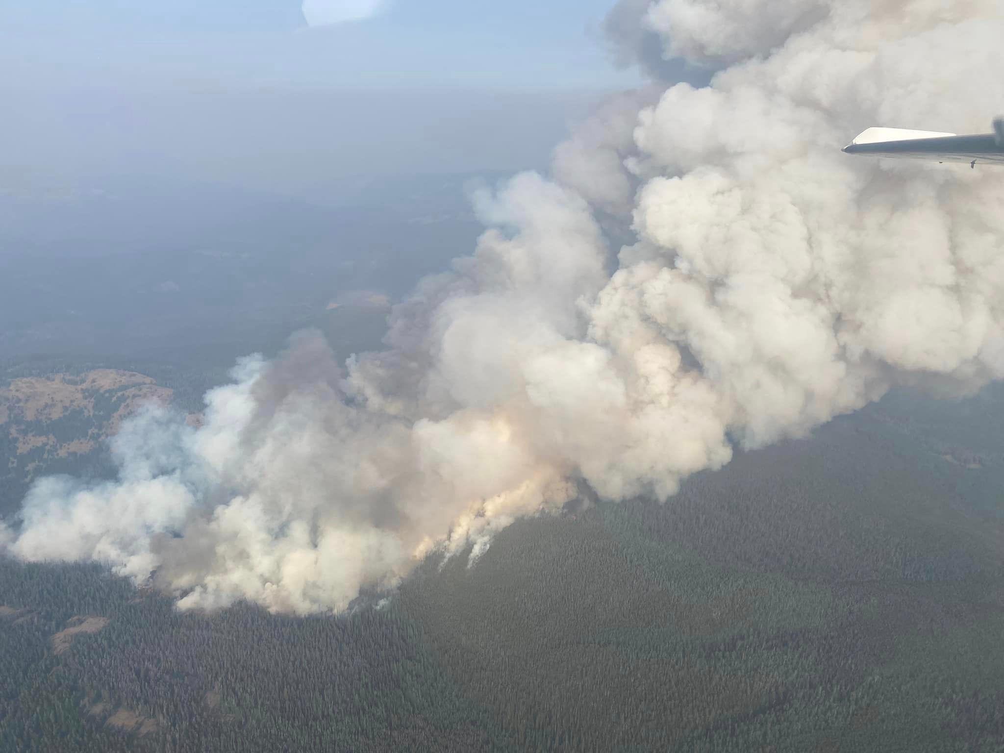 No Grass Creek Fire burning east of Deer Lodge in remote area