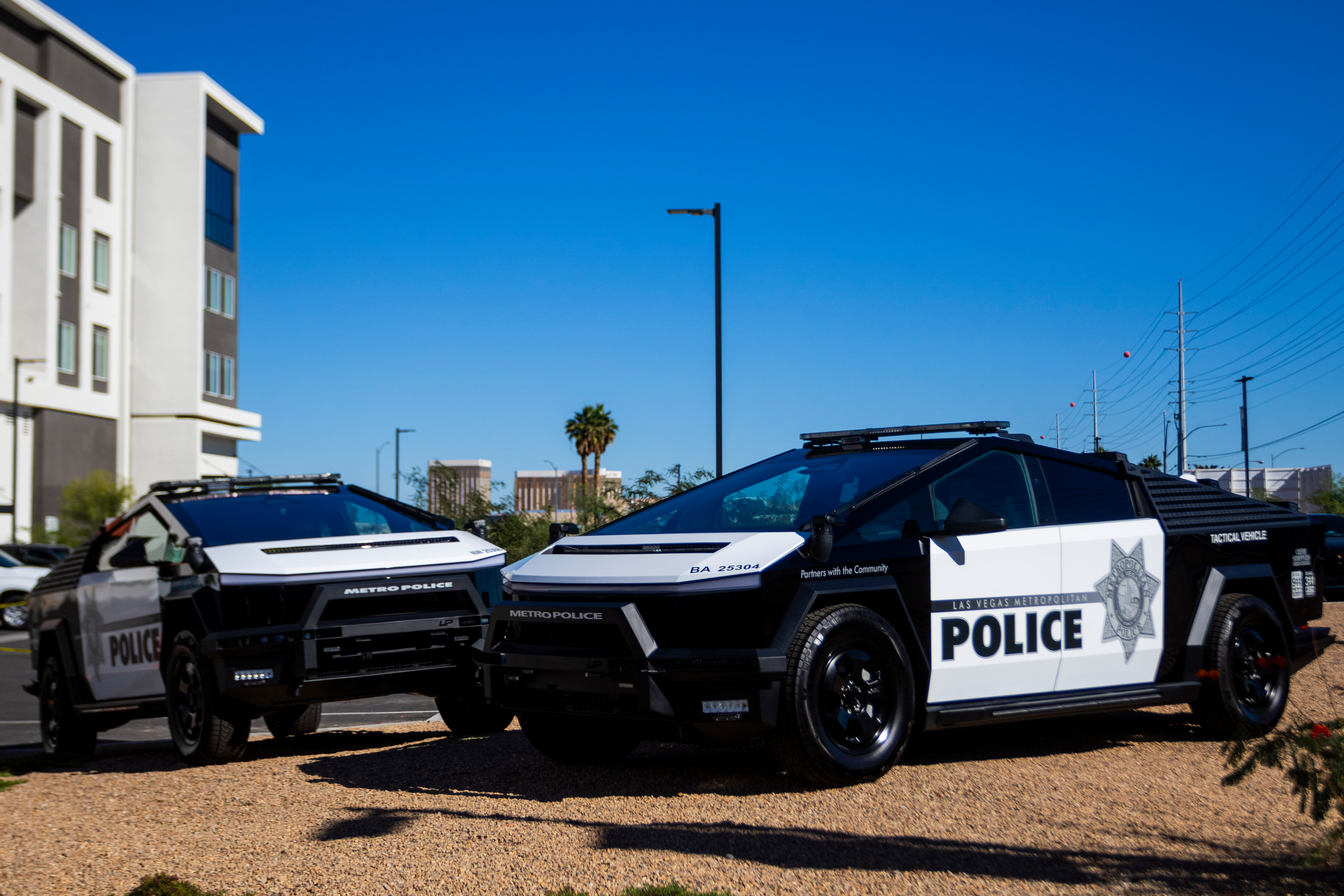 LVMPD Cybertrucks