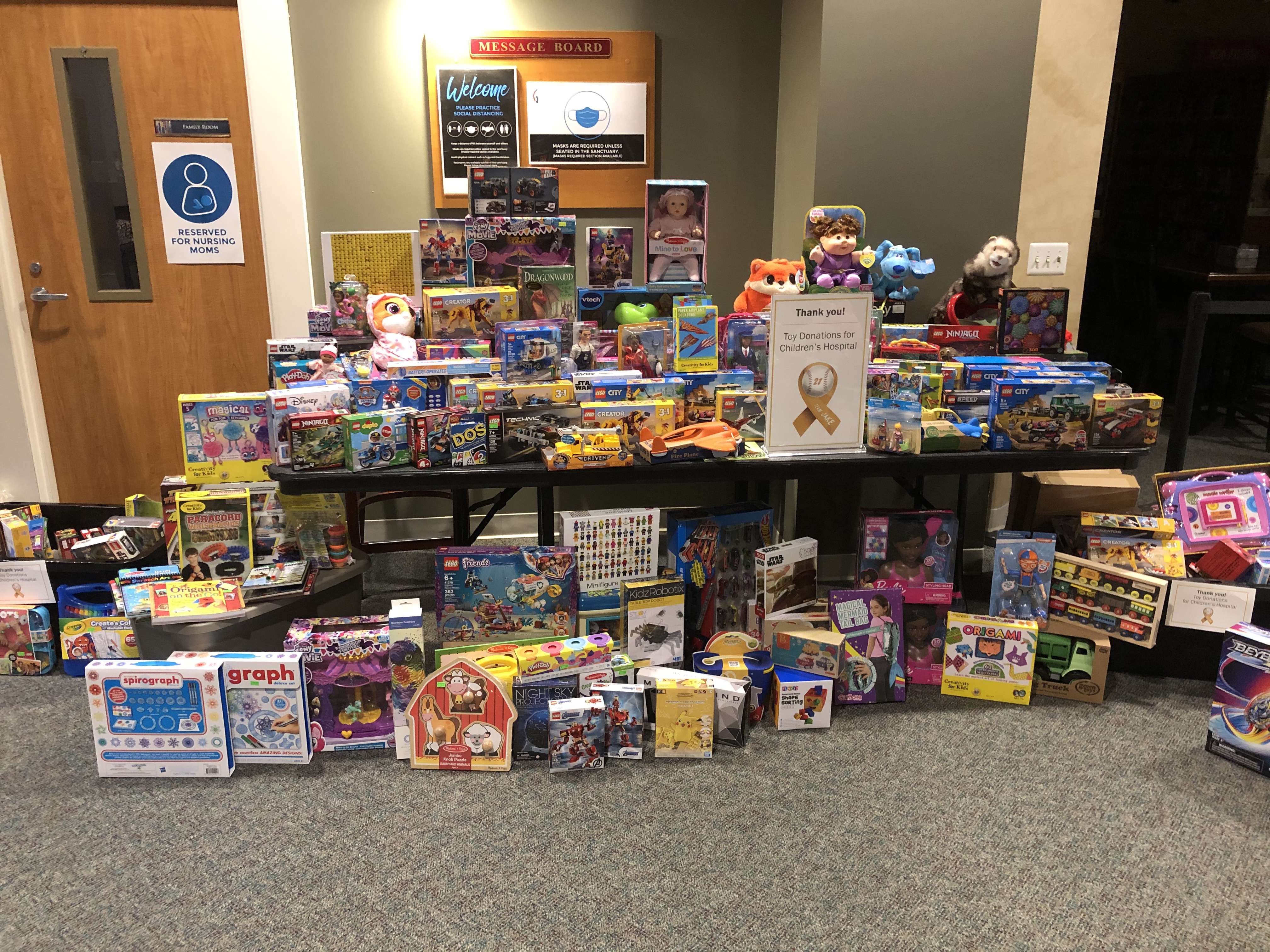 Family collects toys