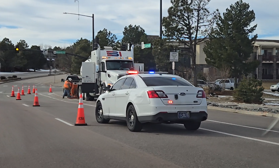 Construction security vehicle