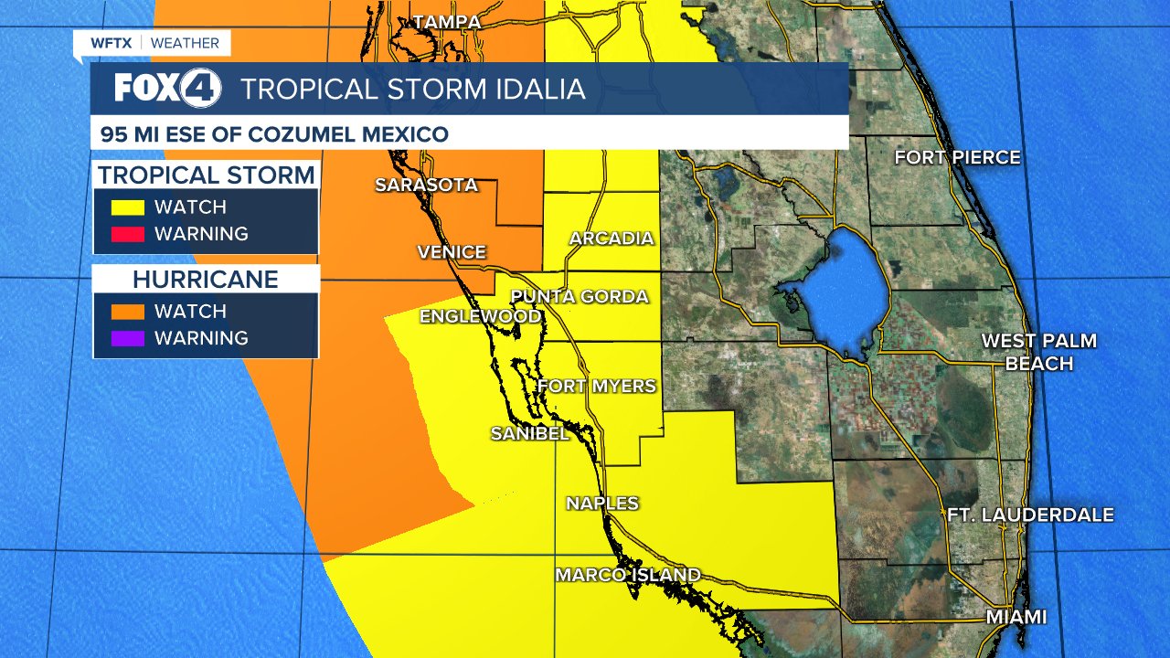 Tropical Storm, Hurricane Watches Issued 5pm 8/27