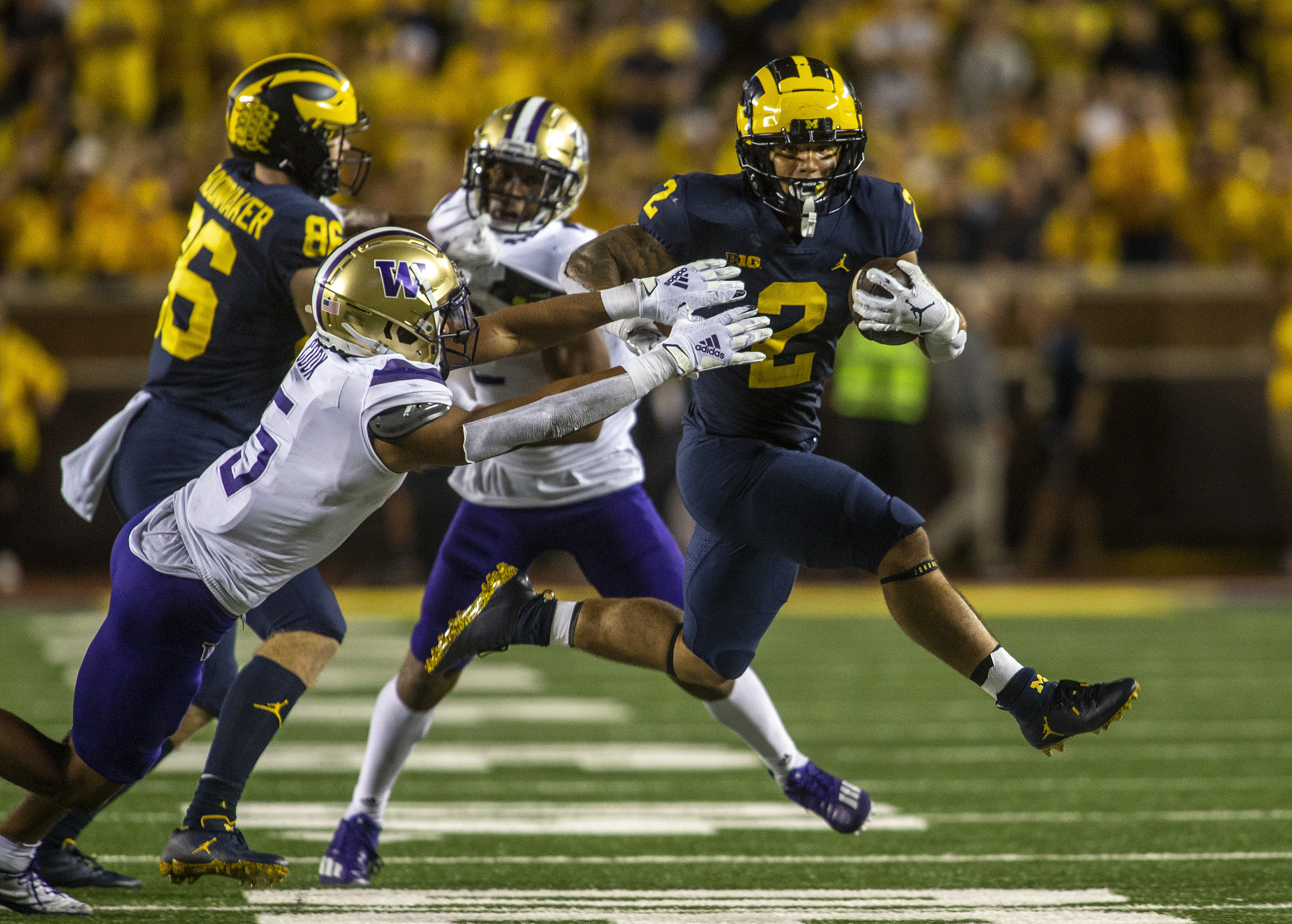 Blake Corum, Alex Cook Washington Michigan Football