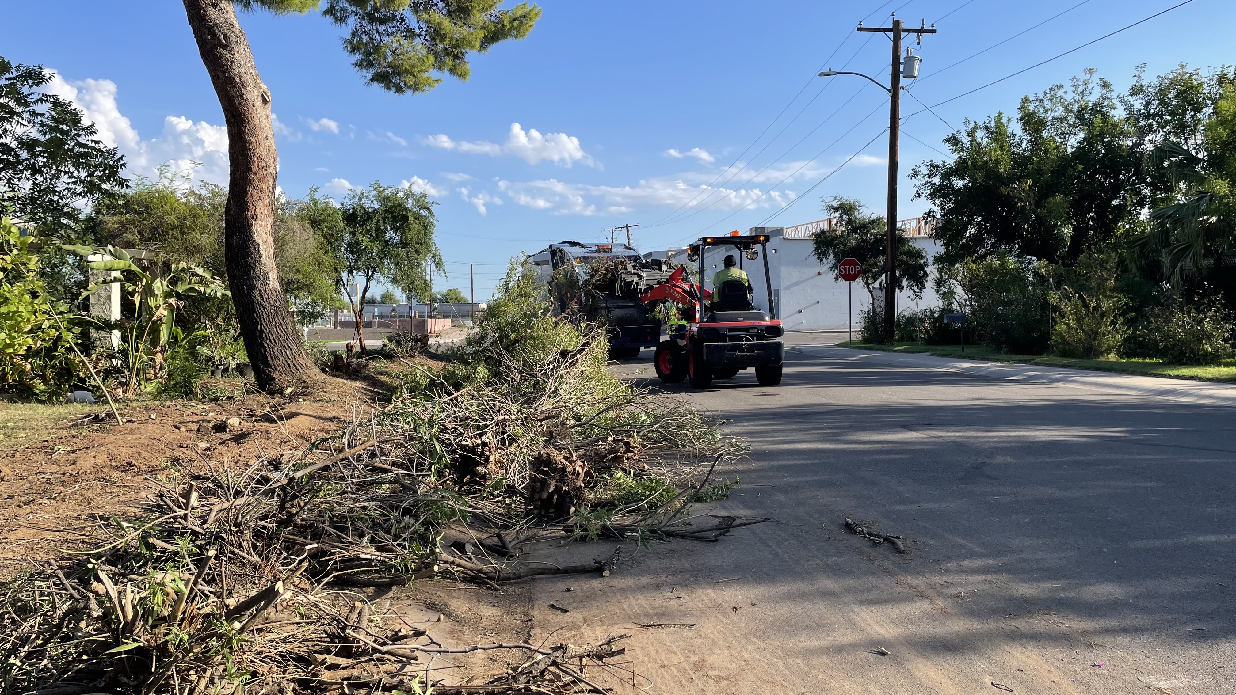 Peoria debris pickup 8-27-22