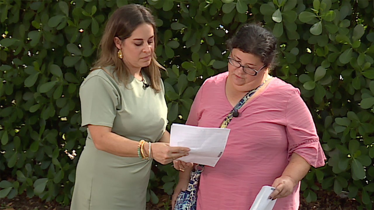 WPTV chief investigator Jamie Ostroff speaks to Lena Hoti about her struggles with reemployment assistance claims.