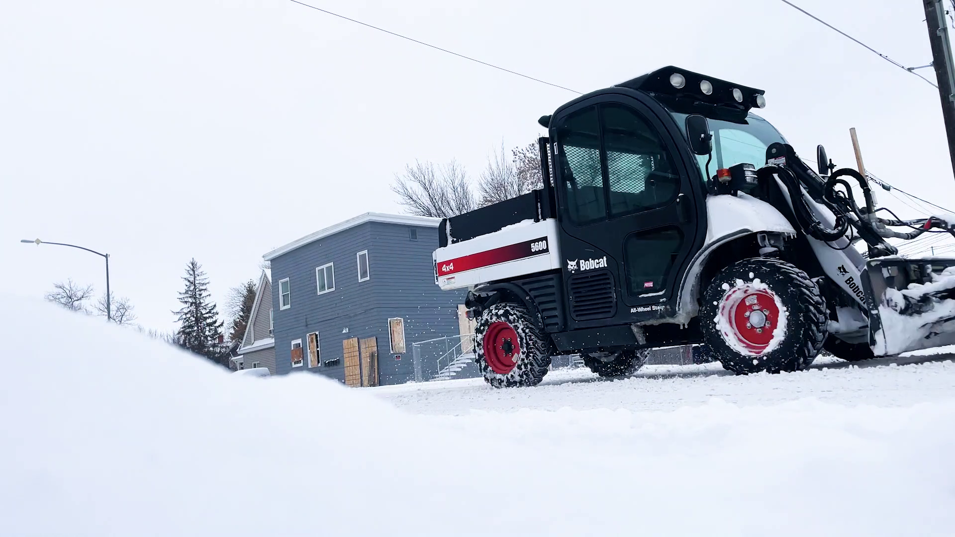 Snow in Great Falls (Monday, November 7, 2022)