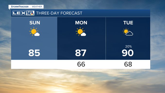 3 Day forecast