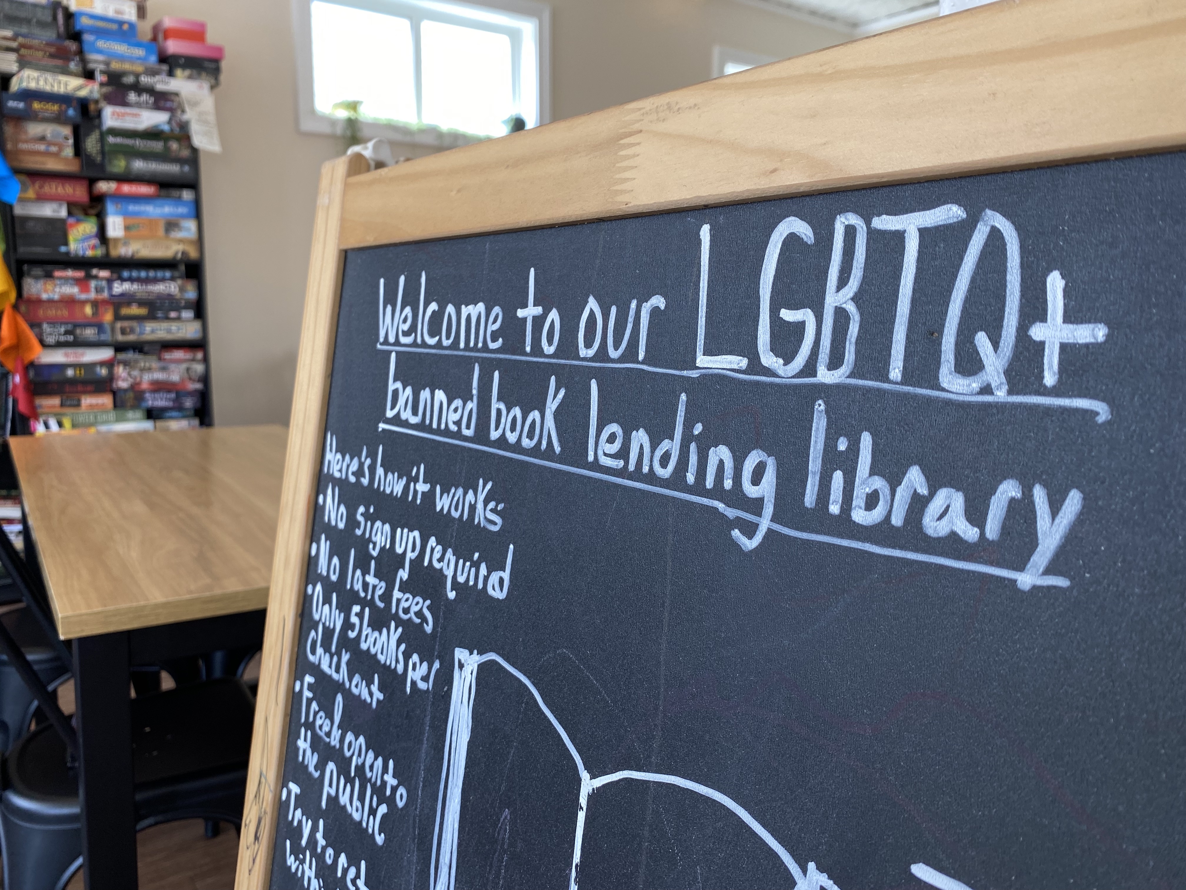 Lending Library sign at Lotus.jpg