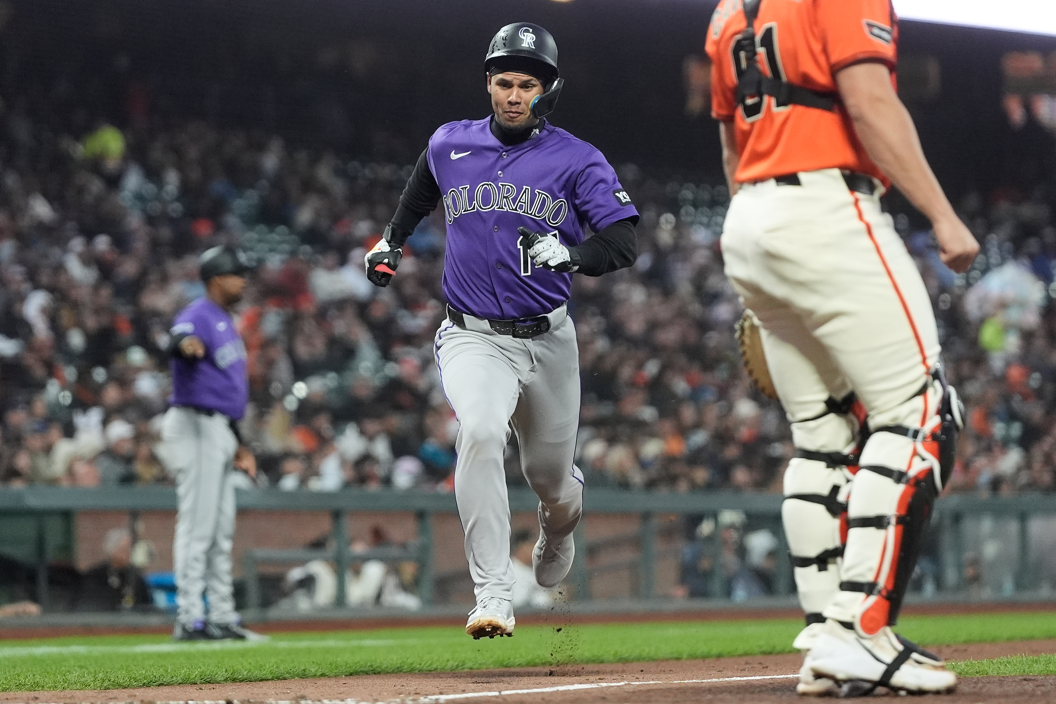 Rockies Giants Baseball