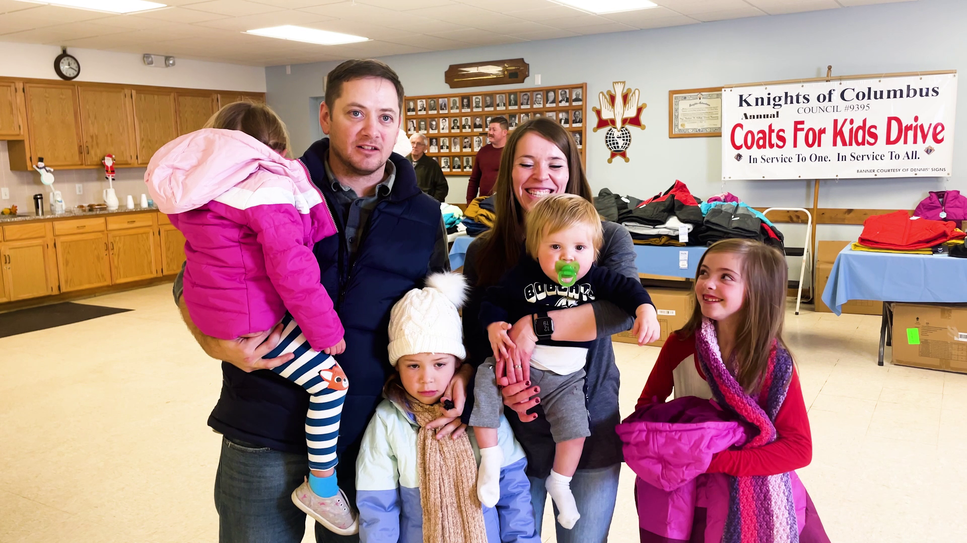 Knights Of Columbus distributes coats to Great Falls families