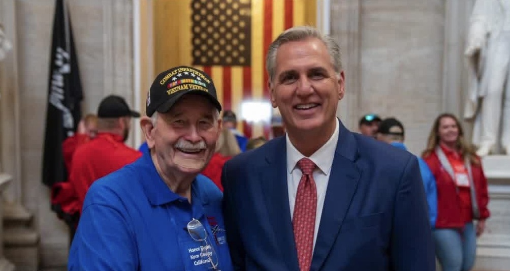 Larry Hallum with Kevin McCarthy