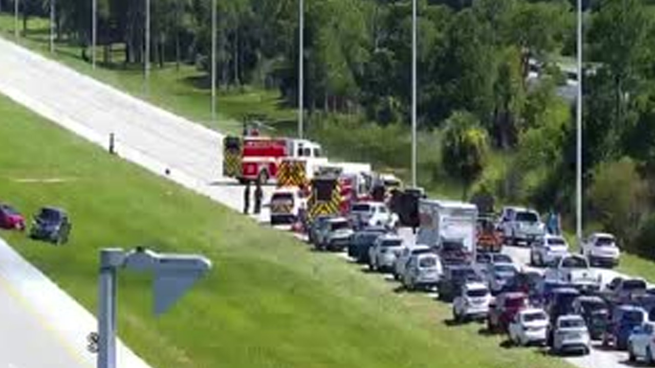 Three people were injured in a wrong-way crash on I-95 South in Martin County Saturday afternoon.