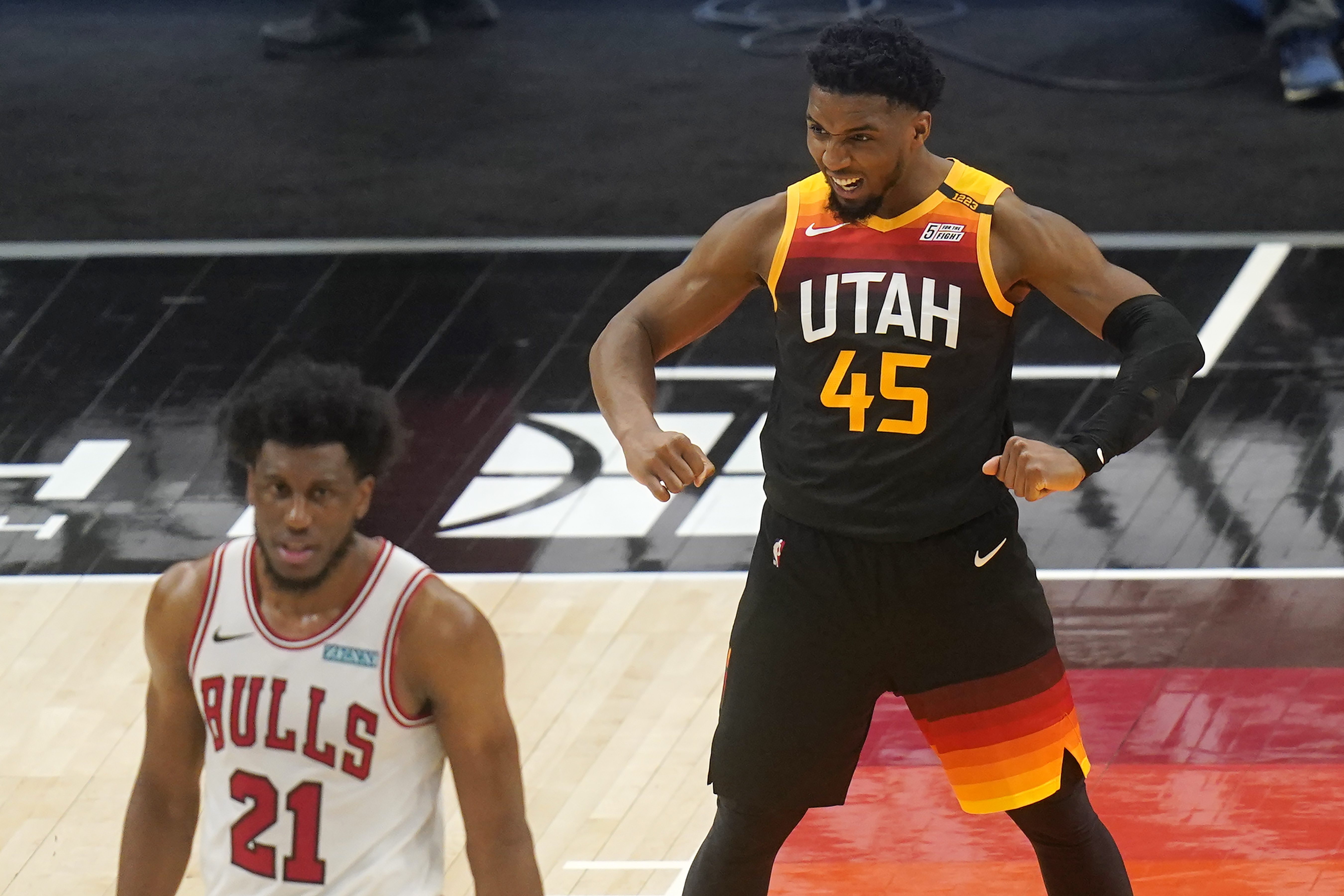 Donovan Mitchell, Thaddeus Young