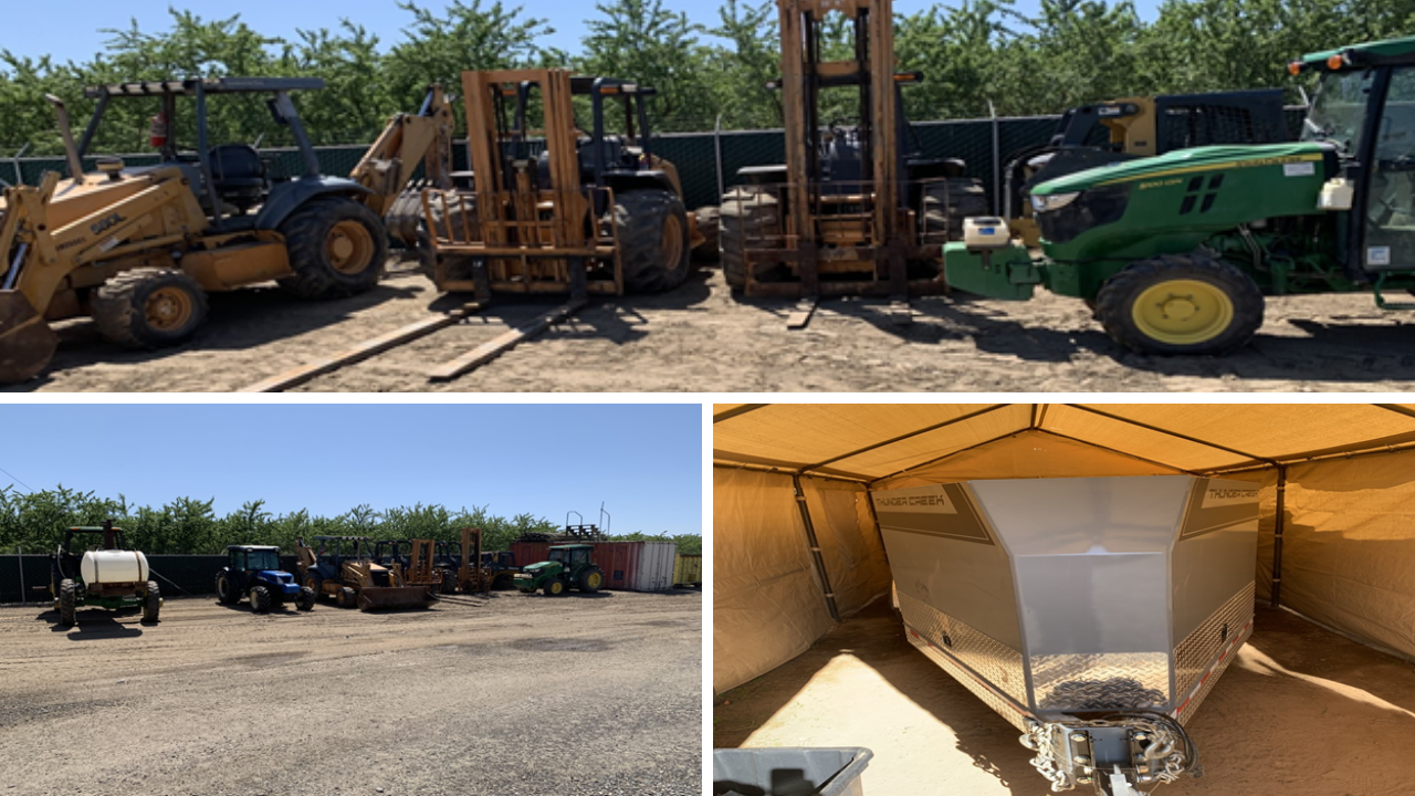 Stolen Kern tractors recovered in Madera County