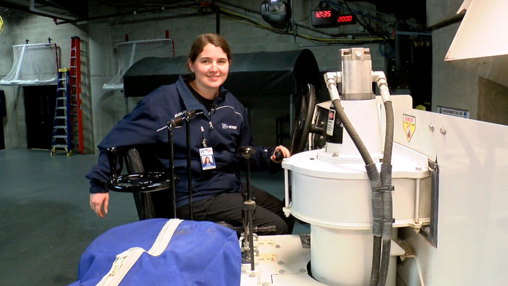 Alison Murdock - Zamboni driver