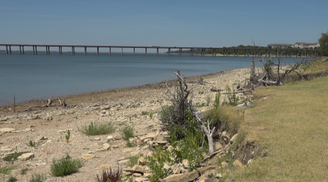 Lake Waco water levels