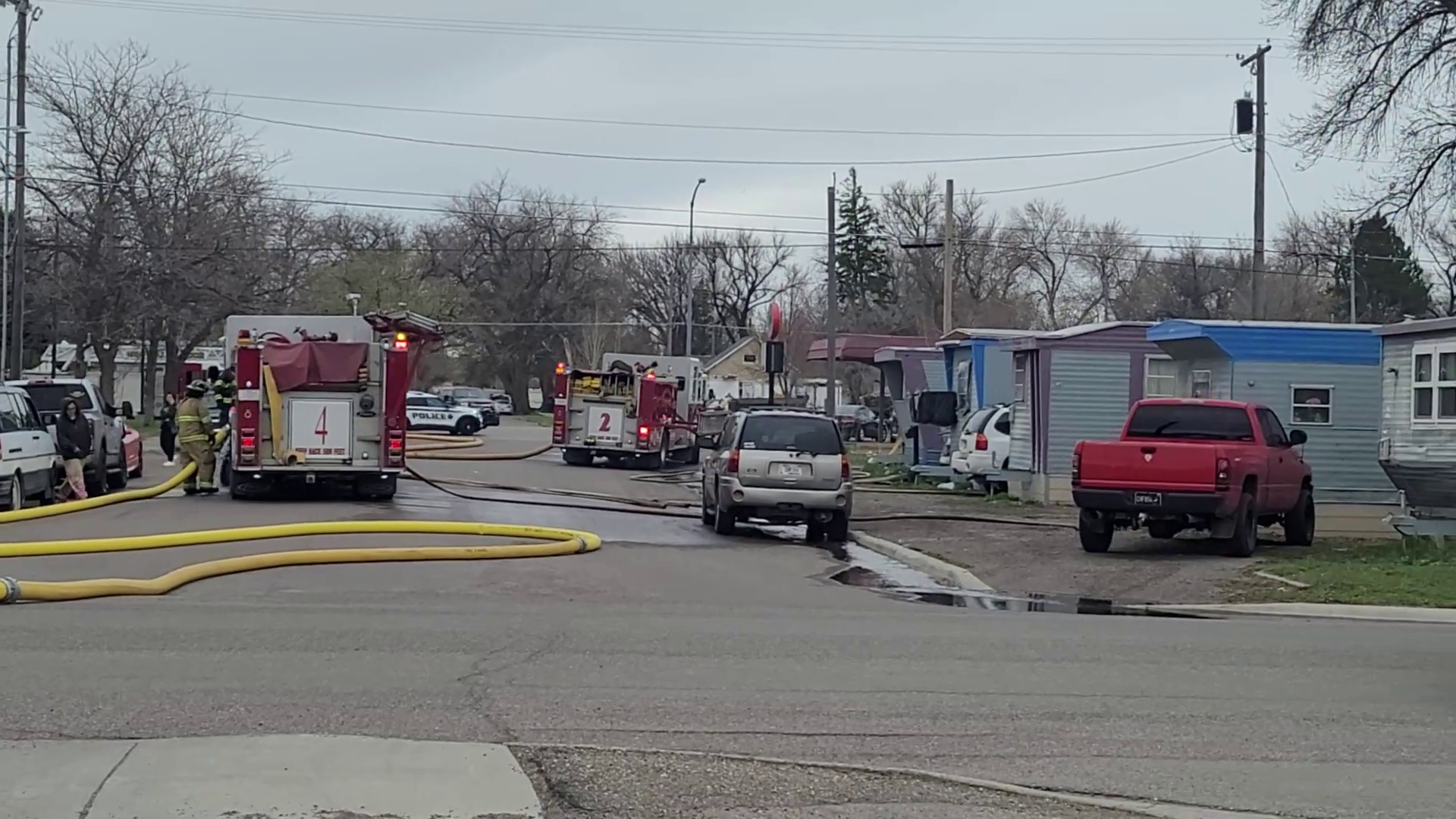 A structure fire in Great Falls on Sunday, May 8, 2022, was intentionally set, according to Great Falls Fire Rescue