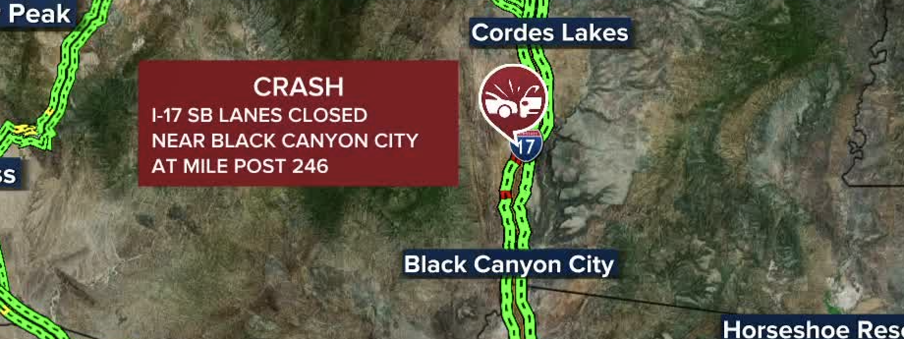 I-17 Black Canyon City crash