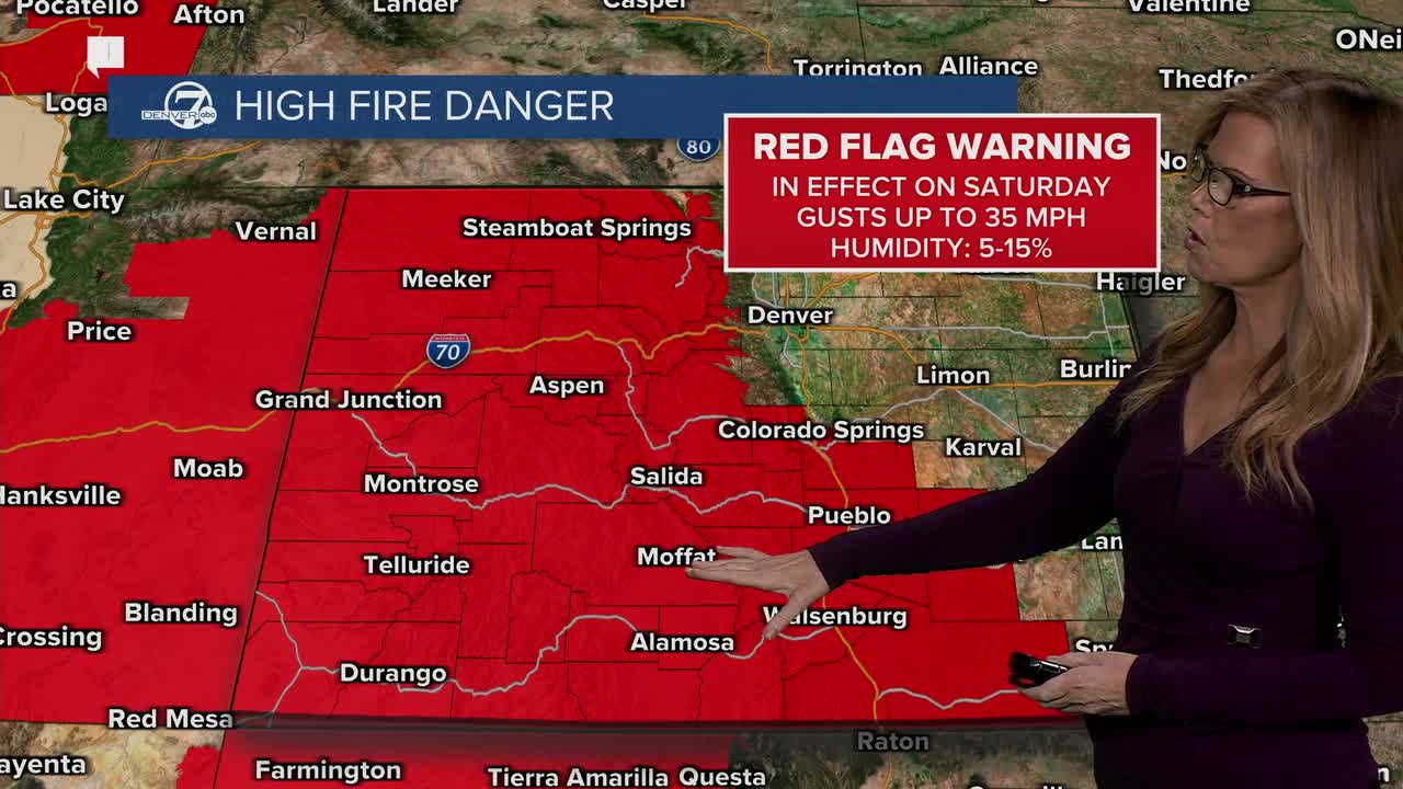 Red Flag Warning for Saturday