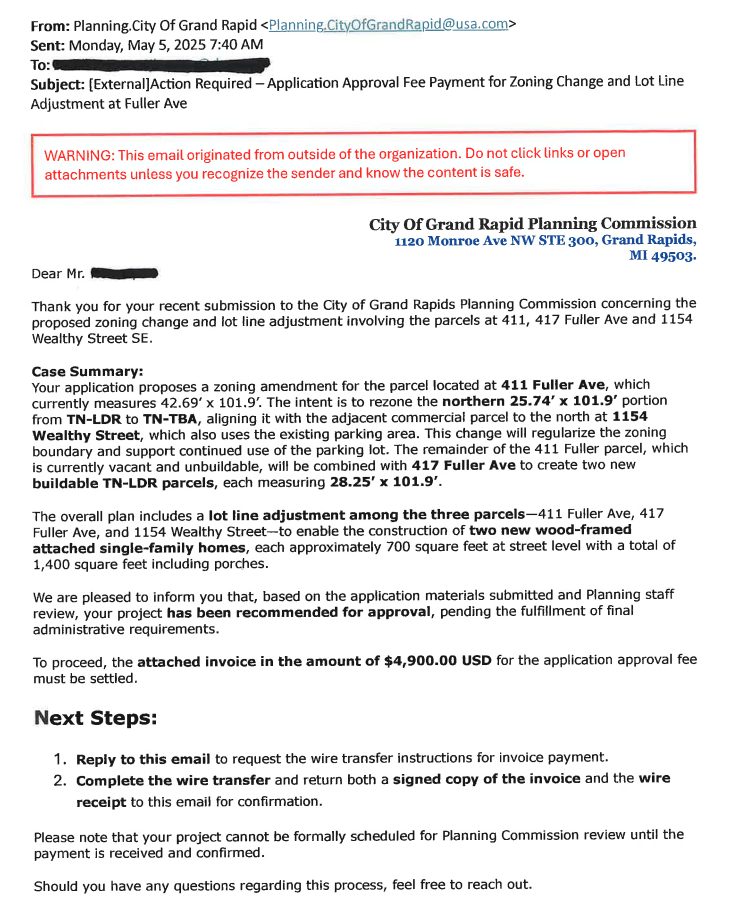 Fake email 