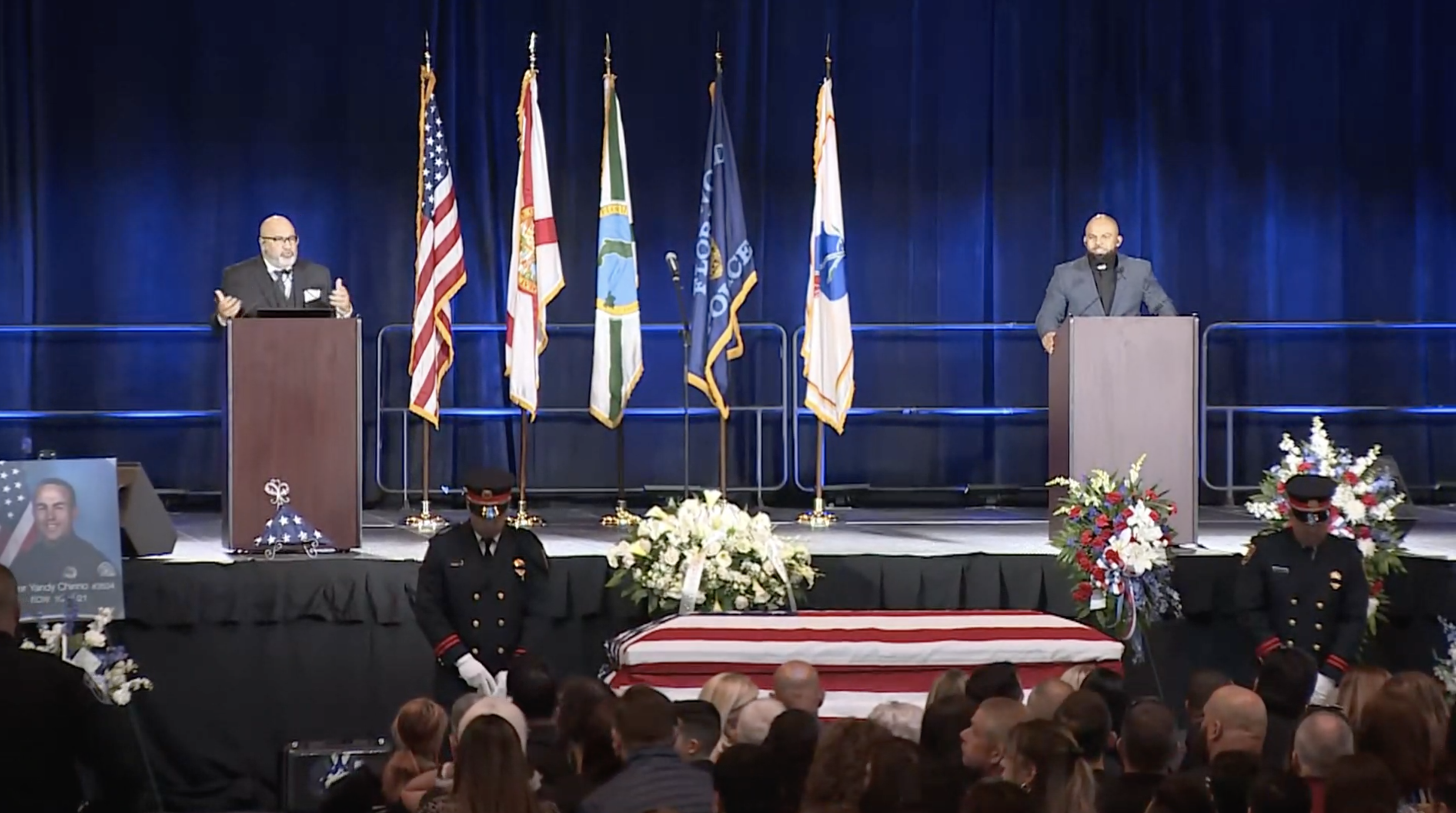Officer Yandy Chirino memorial service